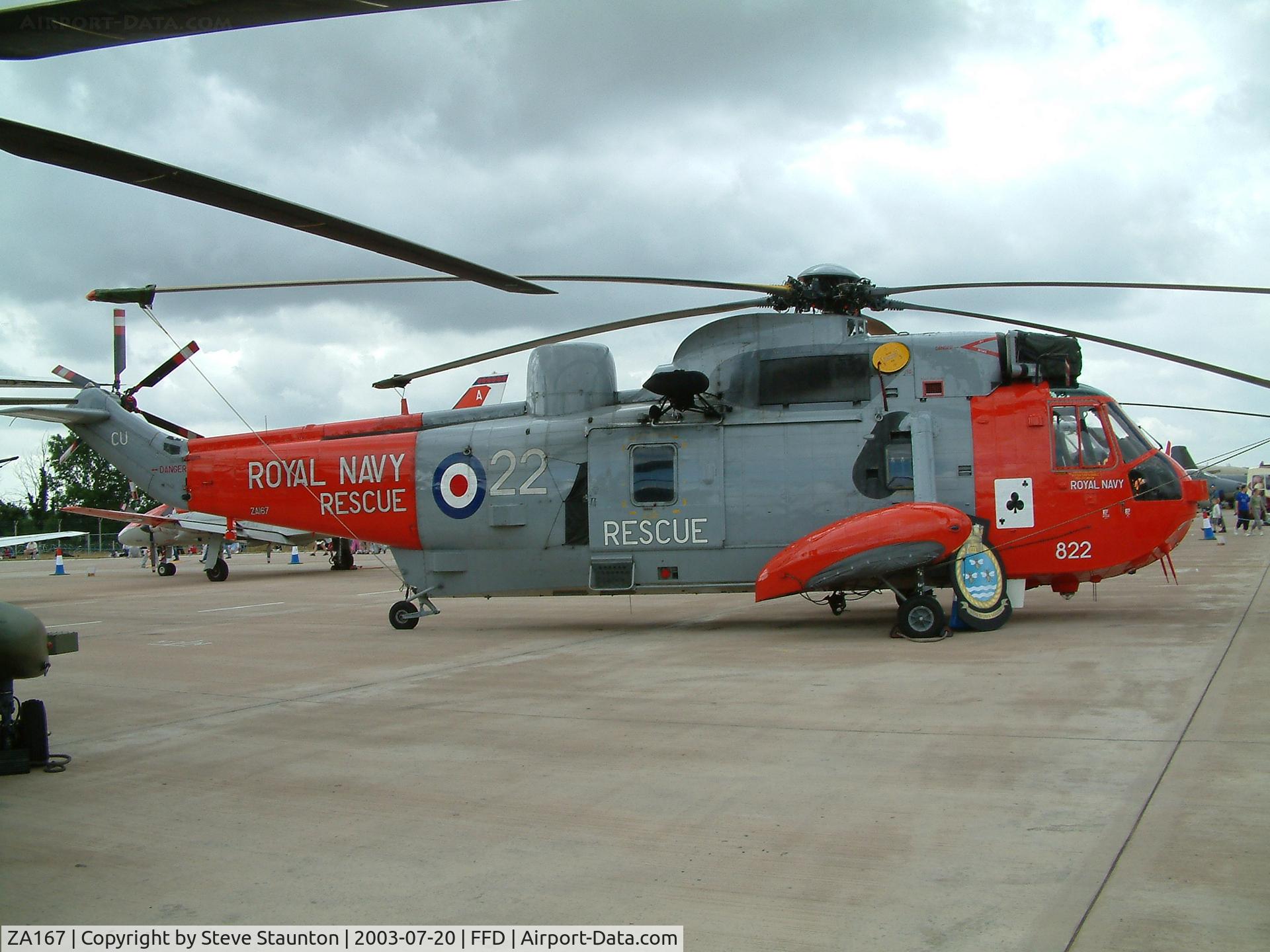 ZA167, 1982 Westland Sea King HU.5 C/N WA900, Royal International Air Tattoo 2003