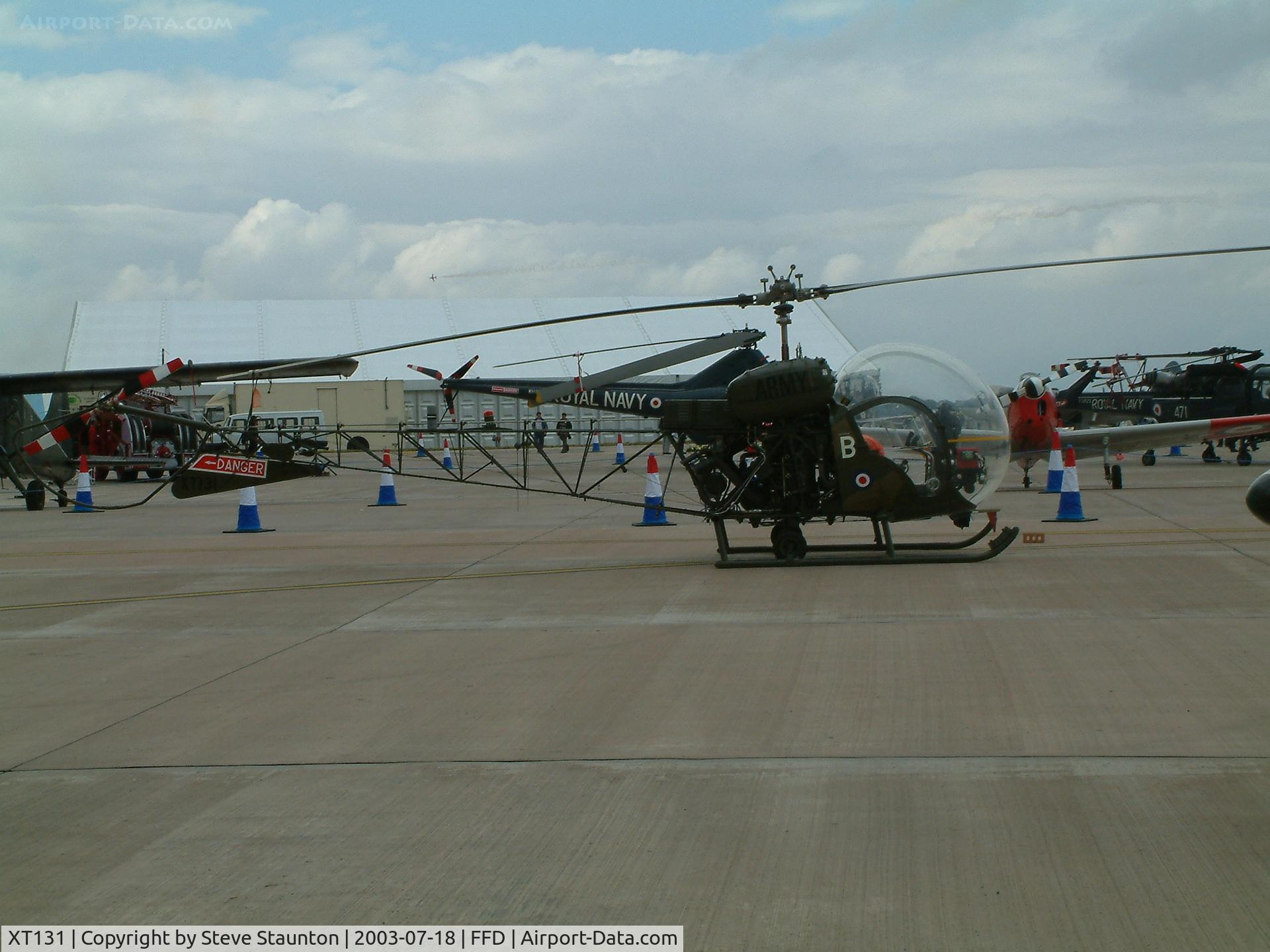 XT131, 1964 Westland Sioux AH.1 C/N 1540, Royal International Air Tattoo 2003