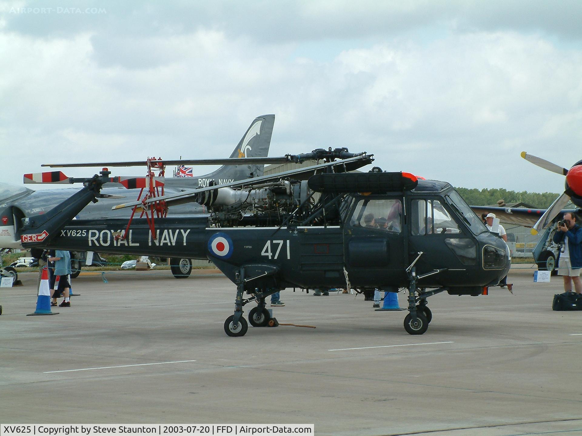 XV625, Westland Wasp HAS.1 C/N F9720, Royal International Air Tattoo 2003