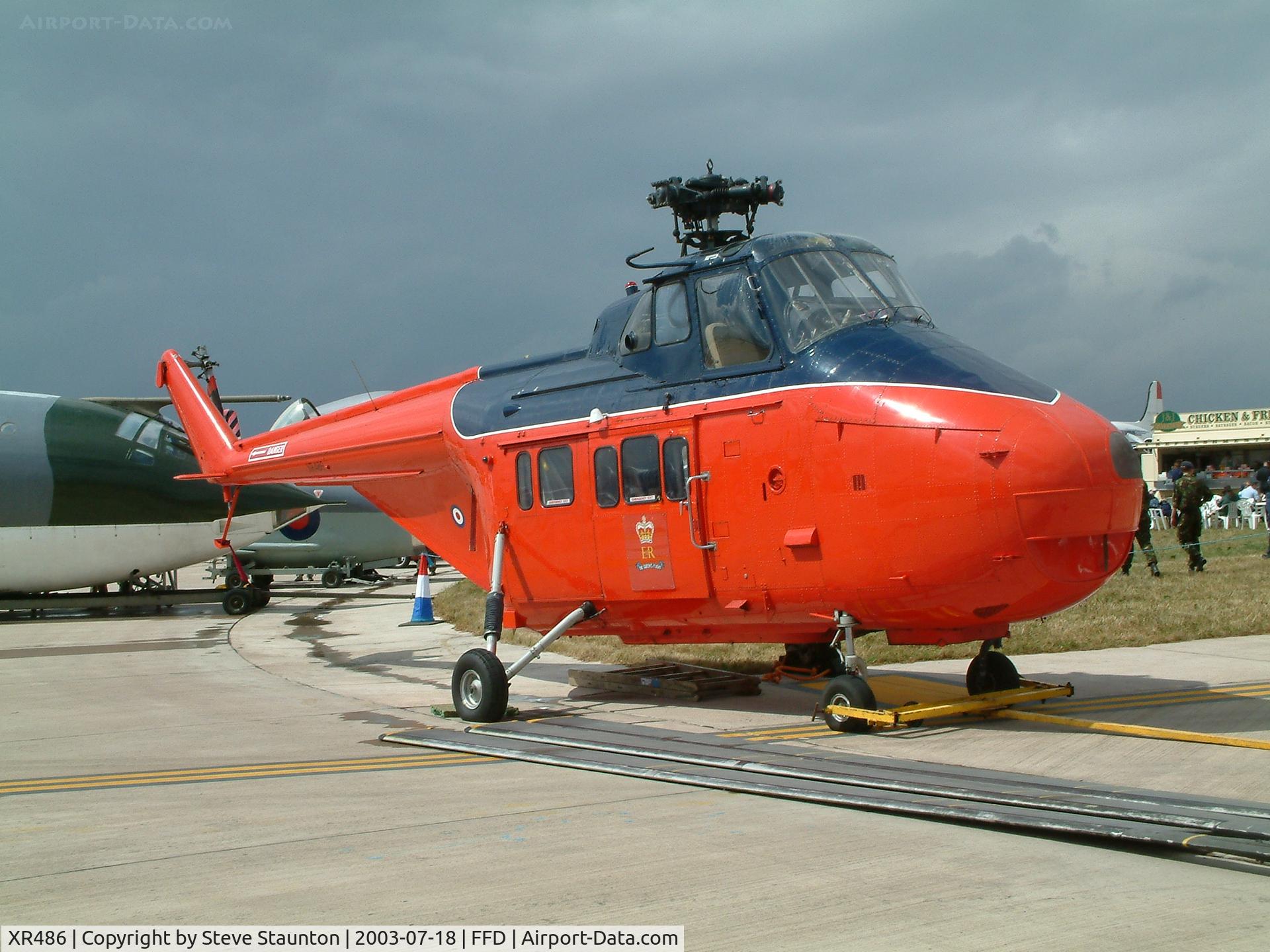XR486, 1964 Westland Whirlwind HCC.12 C/N WA418, Royal International Air Tattoo 2003