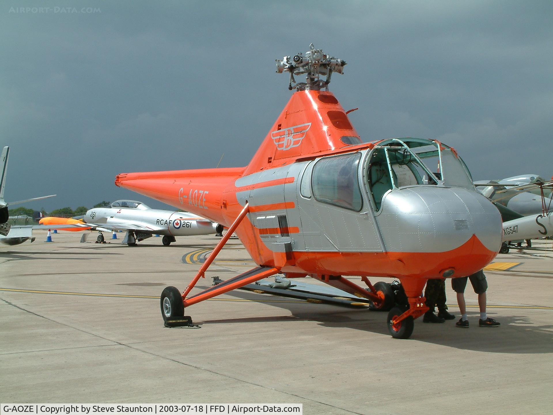 G-AOZE, 1957 Westland S.51 Widgeon Series 2 C/N WA/H/141, Royal International Air Tattoo 2003