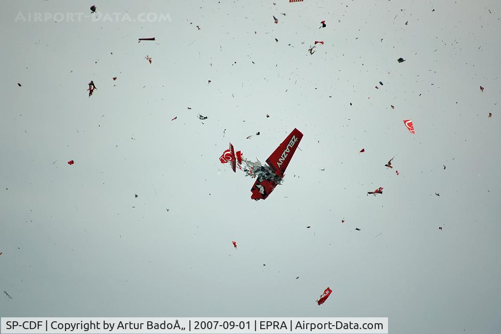 SP-CDF, Zlin Z-526F Trener Master C/N 1108, tragic accident - Zelazny Acrobatic Group - Air Show Radom 2007