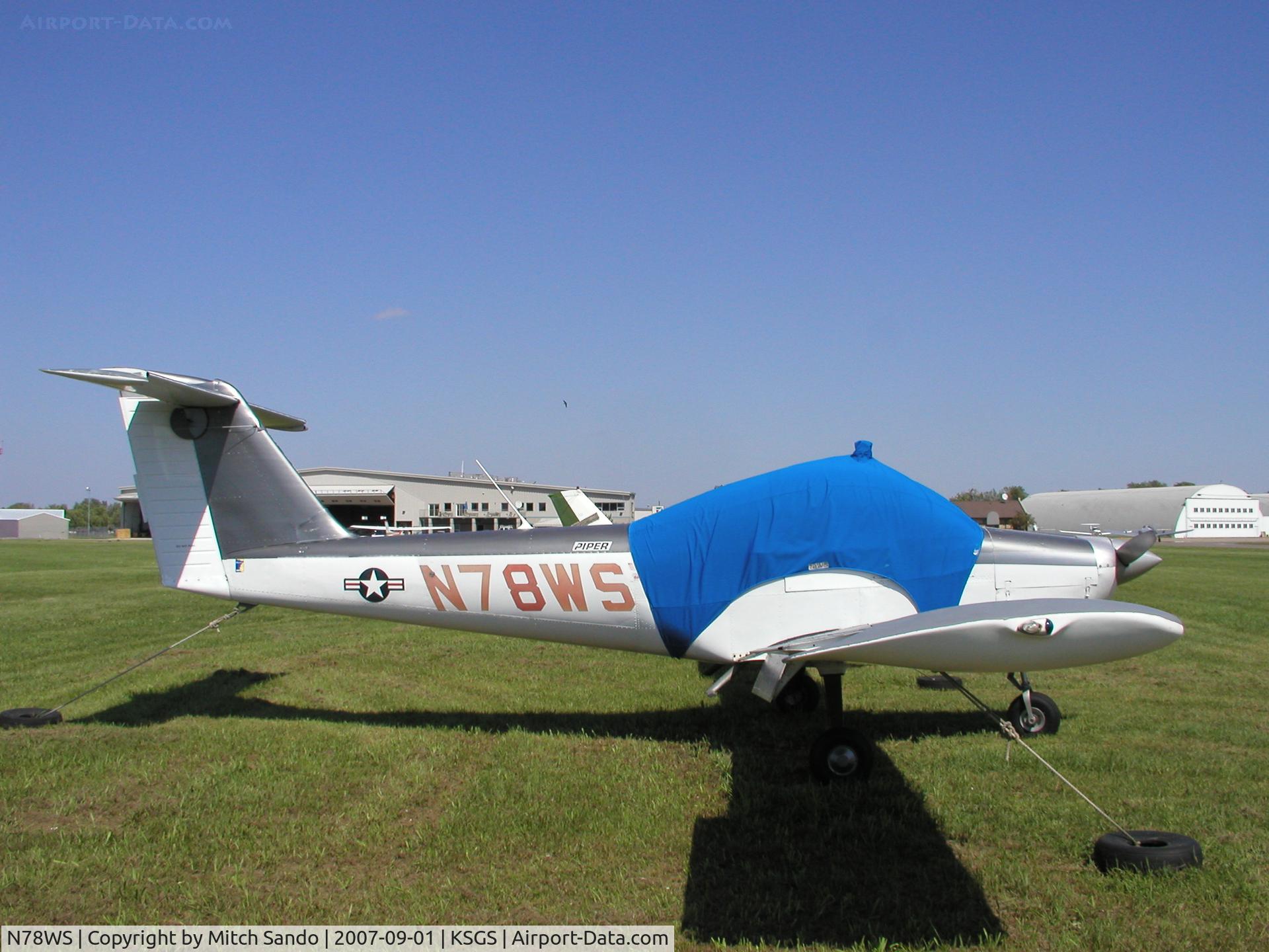 N78WS, 1978 Piper PA-38-112 Tomahawk C/N 38-78A0179, Tied down at Fleming Field.