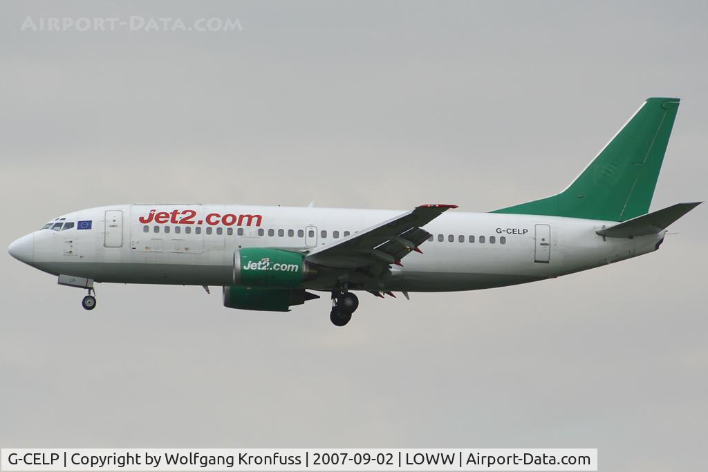 G-CELP, 1986 Boeing 737-330(QC) C/N 23522, basic GEX cs; Jet2 titles