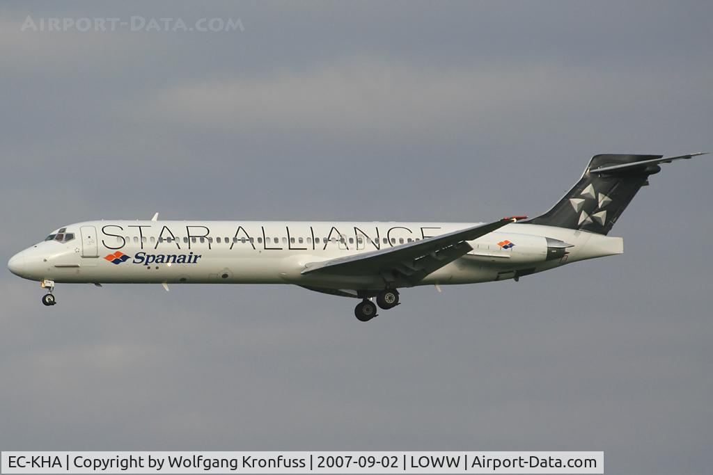 EC-KHA, 1998 McDonnell Douglas MD-87 (DC-9-87) C/N 49611, Star Alliance cs