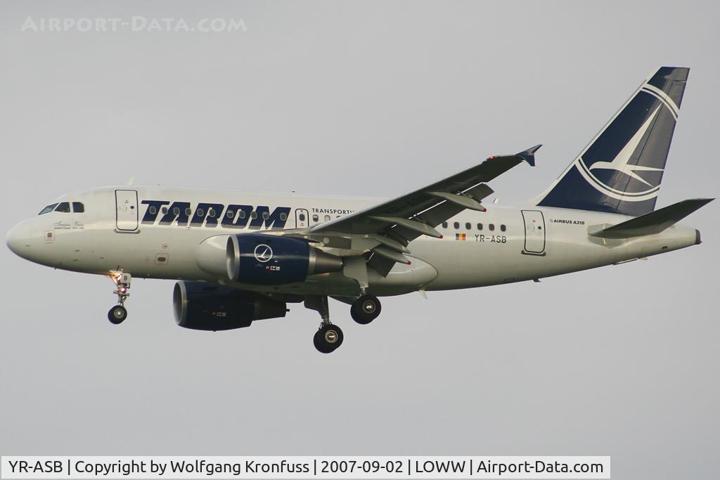 YR-ASB, 2006 Airbus A318-111 C/N 2955, nice surprise, instead of the usual B737