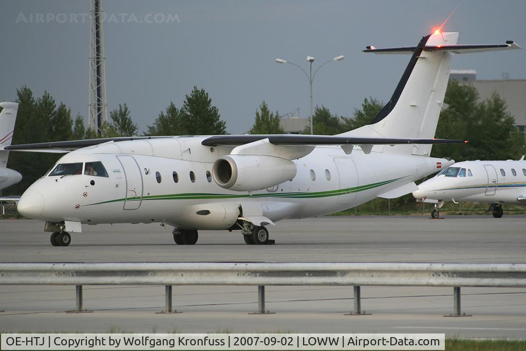 OE-HTJ, 1999 Fairchild Dornier 328-300 328JET C/N 3114, during Engine Startup