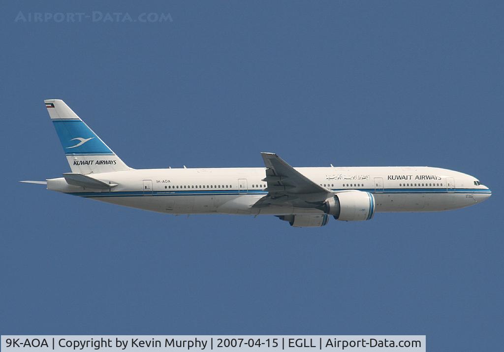 9K-AOA, 1998 Boeing 777-269/ER C/N 28743, Kuwait 777