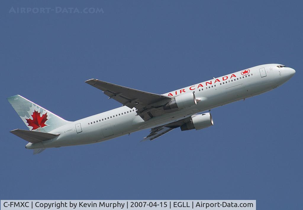 C-FMXC, 1996 Boeing 767-333/ER C/N 25588, Air Can 767 leaving LHR's 09R