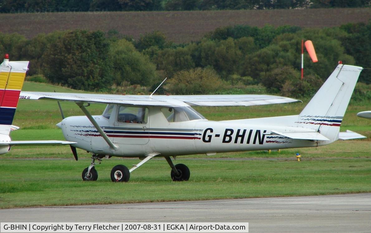 G-BHIN, 1980 Reims F152 C/N 1715, Cessna F152