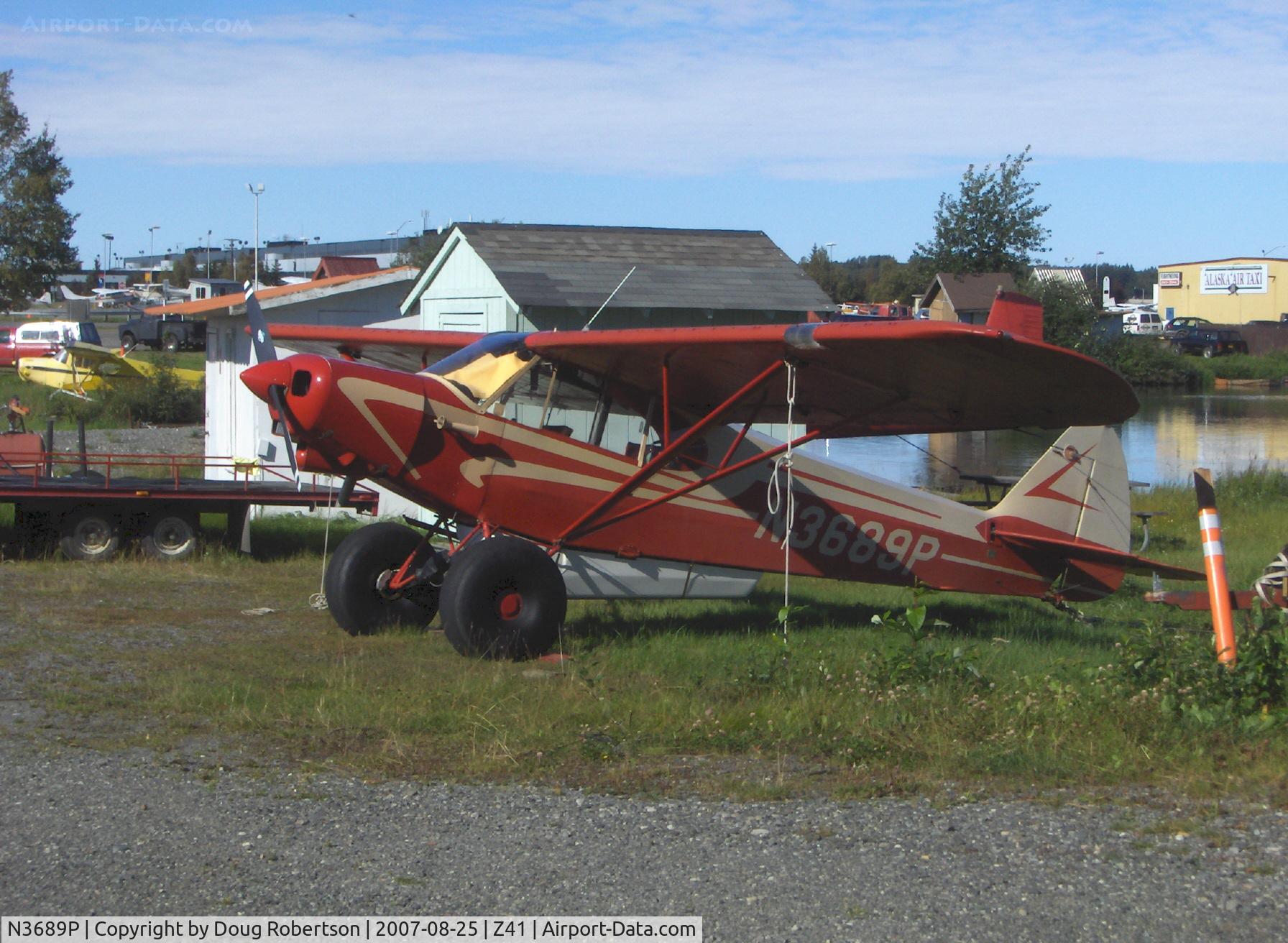 N3689P, 1955 Piper PA-18A 150 Super Cub C/N 18-4590, 1955 Piper PA-18-150 SUPER CUB, Lycoming O-320 150 Hp, 4 psi tundra tires