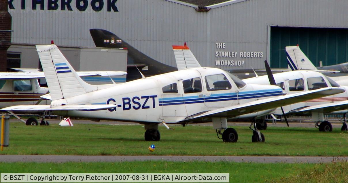 G-BSZT, 1981 Piper PA-28-161 Warrior II C/N 28-8116027, Pa-28-161