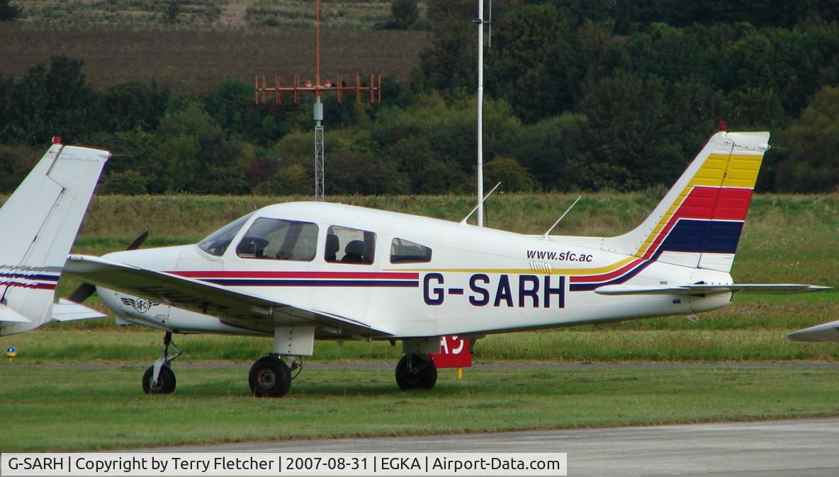 G-SARH, 1982 Piper PA-28-161 Cherokee Warrior II C/N 28-8216173, Pa-28-161