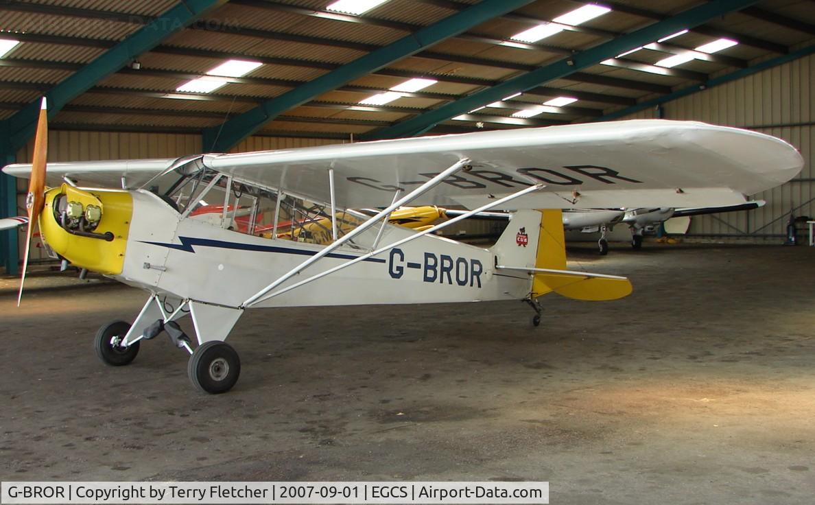 G-BROR, 1943 Piper L-4H Grasshopper (J3C-65D) C/N 10885, Piper Cub