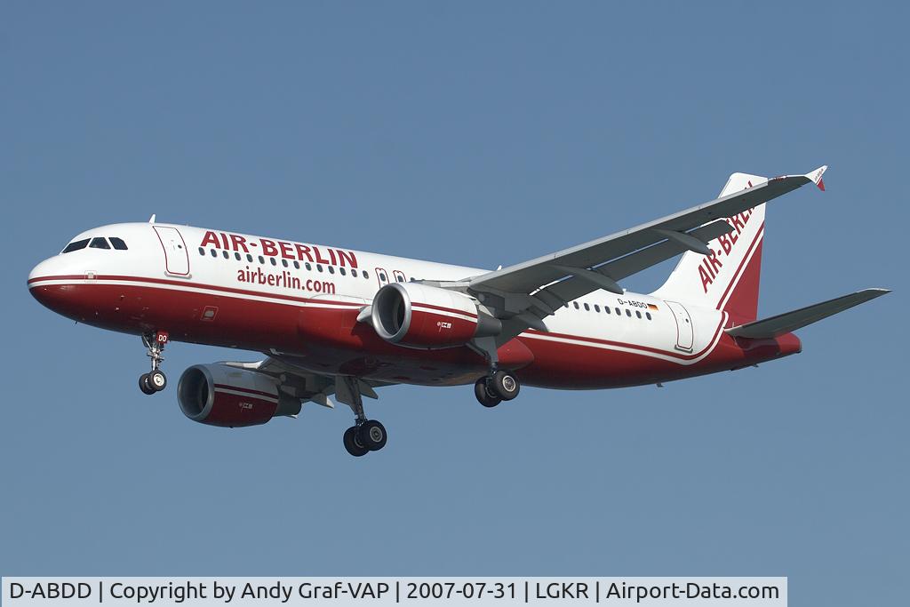 D-ABDD, 2006 Airbus A320-214 C/N 2685, Air Berlin A320