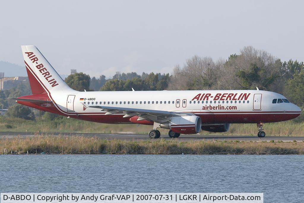 D-ABDO, 2007 Airbus A320-214 C/N 3055, Air Berlin A320