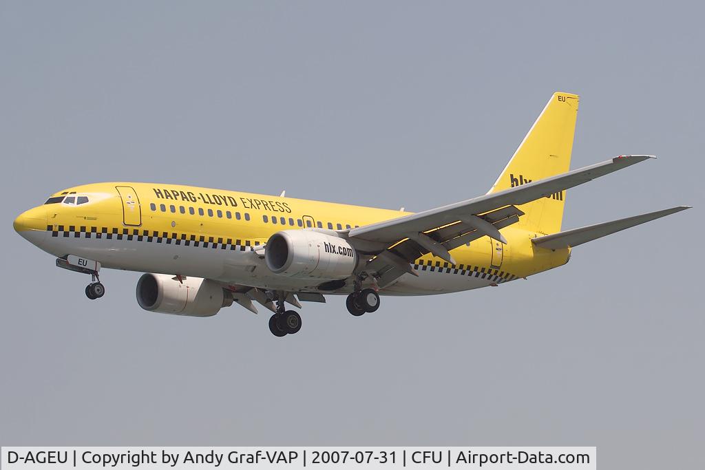 D-AGEU, 1998 Boeing 737-75B C/N 28104, HLX 737-700