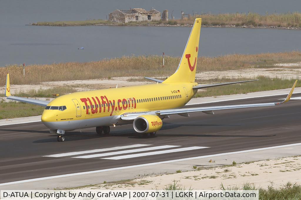 D-ATUA, 2007 Boeing 737-8K5 C/N 34691, Hapag Fly 737-800