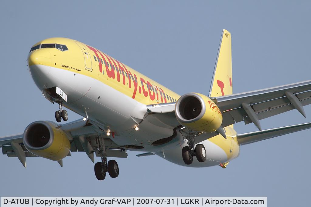 D-ATUB, 2007 Boeing 737-8K5 C/N 34692, Hapag Fly 737-800
