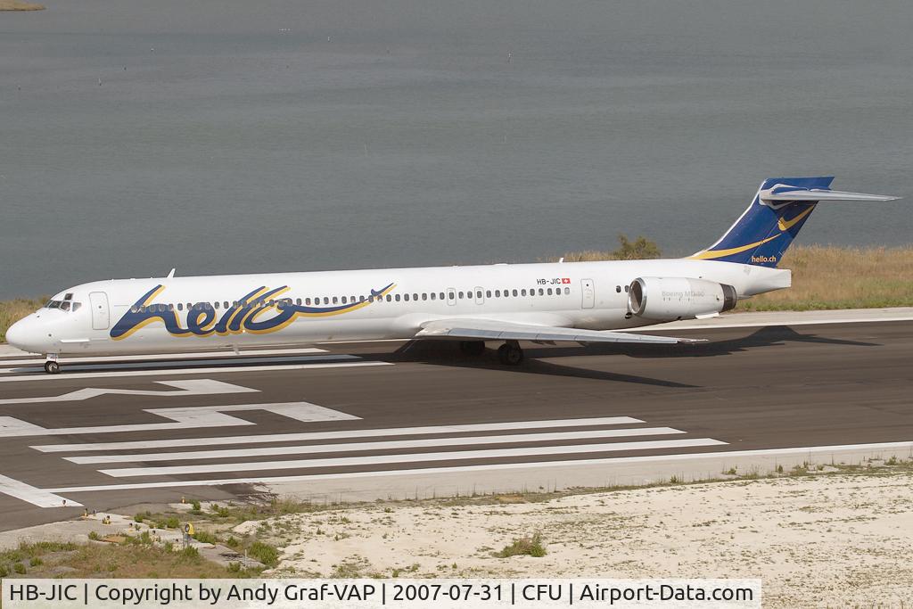 HB-JIC, 1997 McDonnell Douglas MD-90-30 C/N 53576, Hello MD90