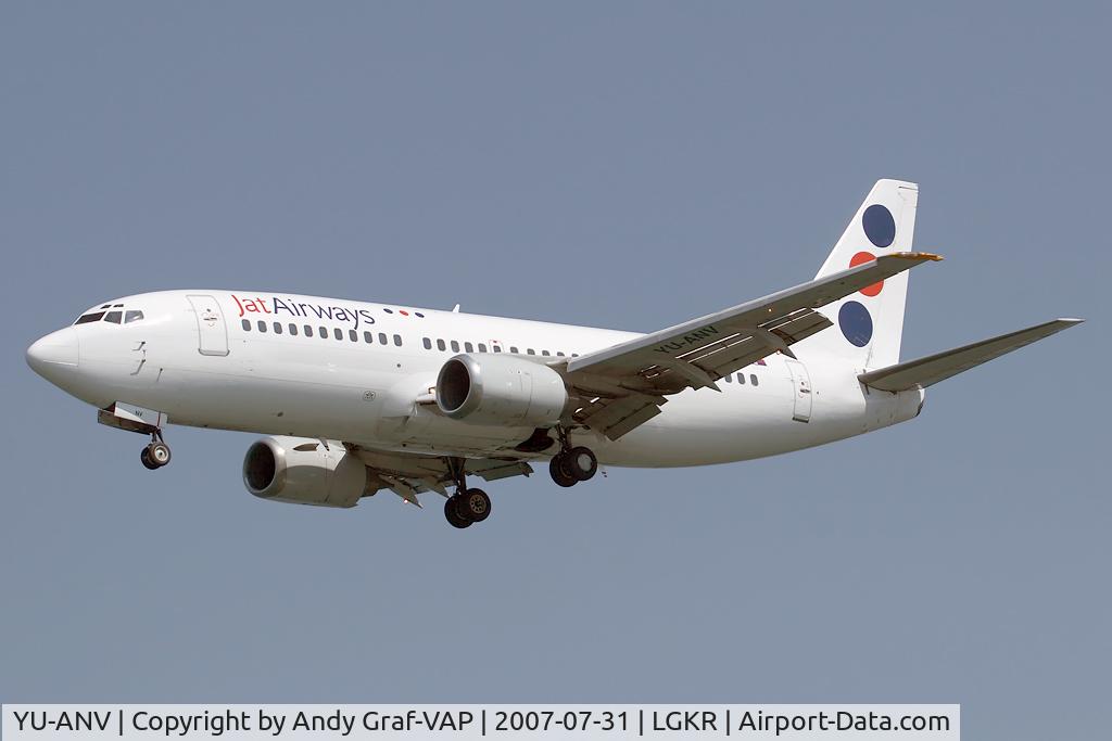 YU-ANV, 1988 Boeing 737-3H9 C/N 24140, JAT 737-300