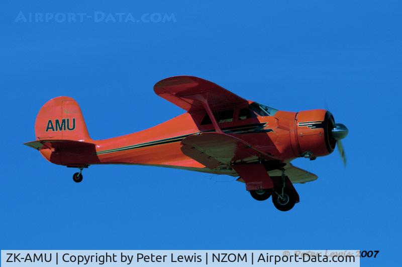 ZK-AMU, 1938 Beech D17S Staggerwing C/N 203, Robin M & Elaine M Campbell