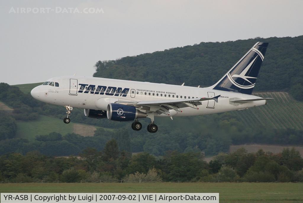 YR-ASB, 2006 Airbus A318-111 C/N 2955, Tarom A318
