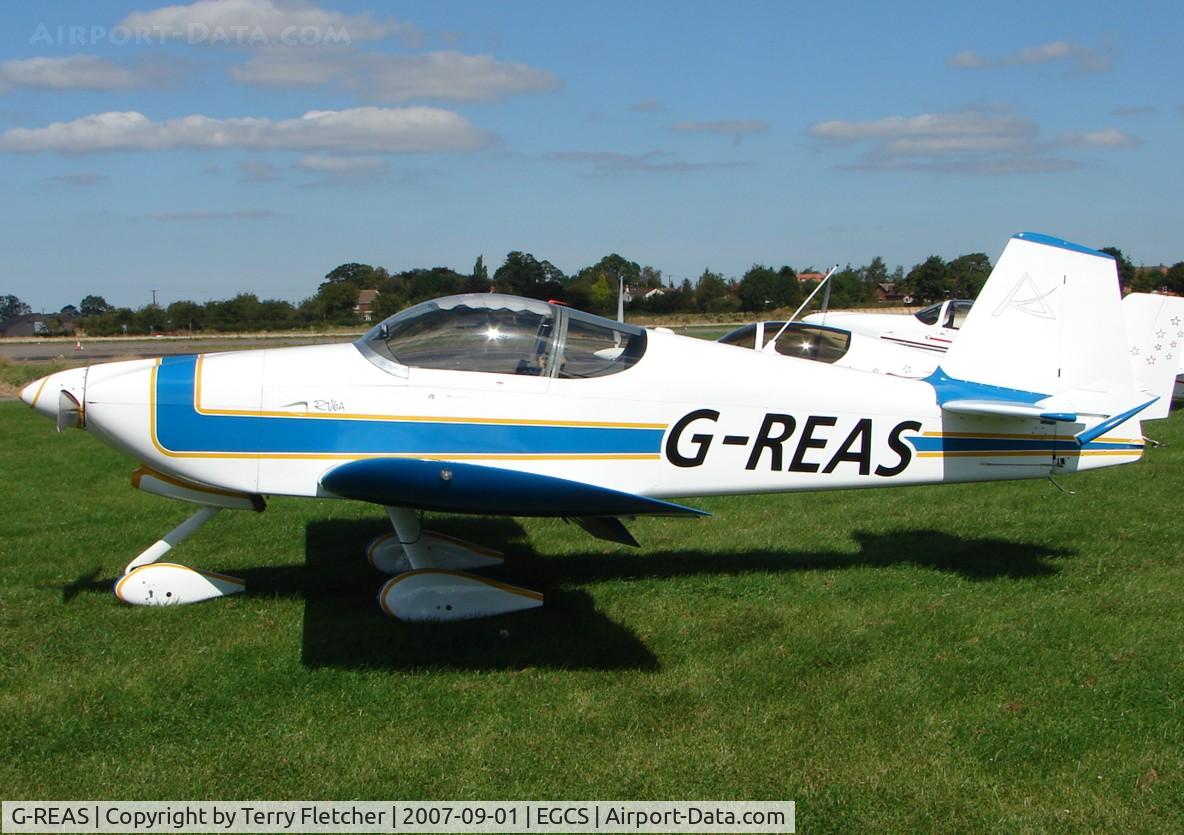 G-REAS, 1995 Vans RV-6A C/N PFA 181-12188, RV-6A