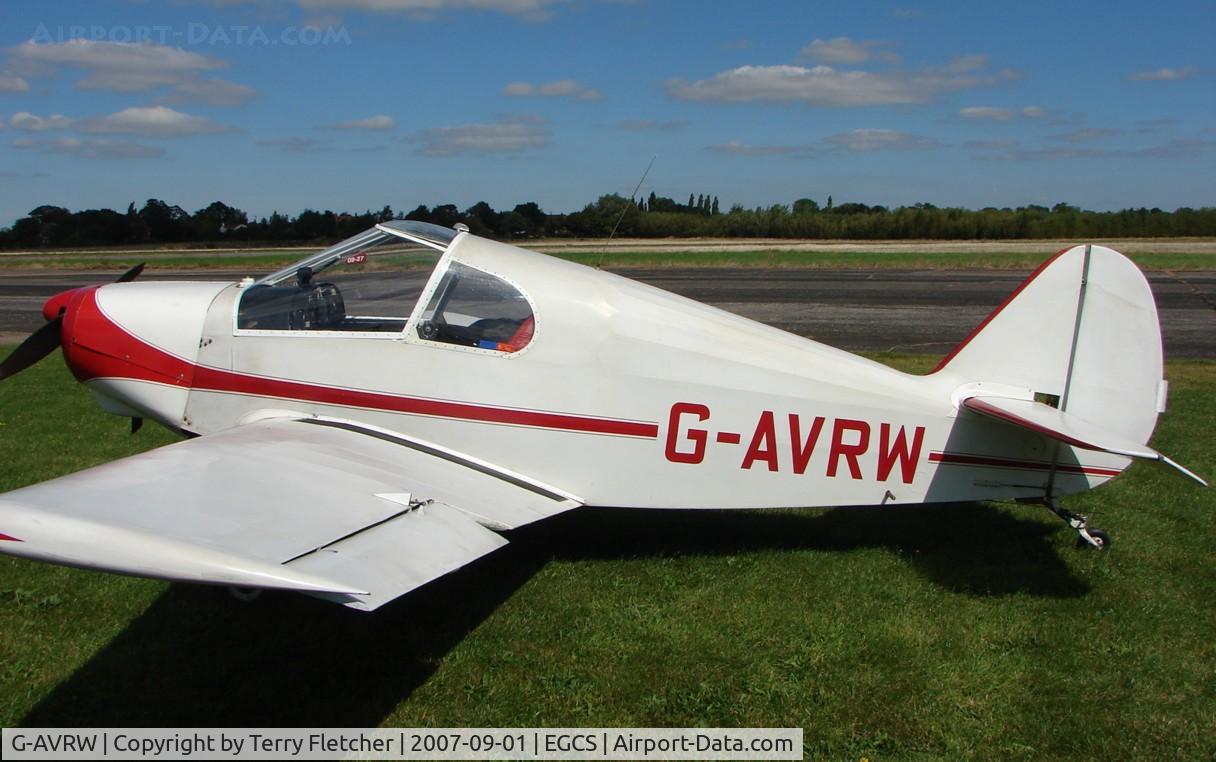 G-AVRW, 1968 Gardan GY-20 Minicab C/N PFA 1800, Minicab