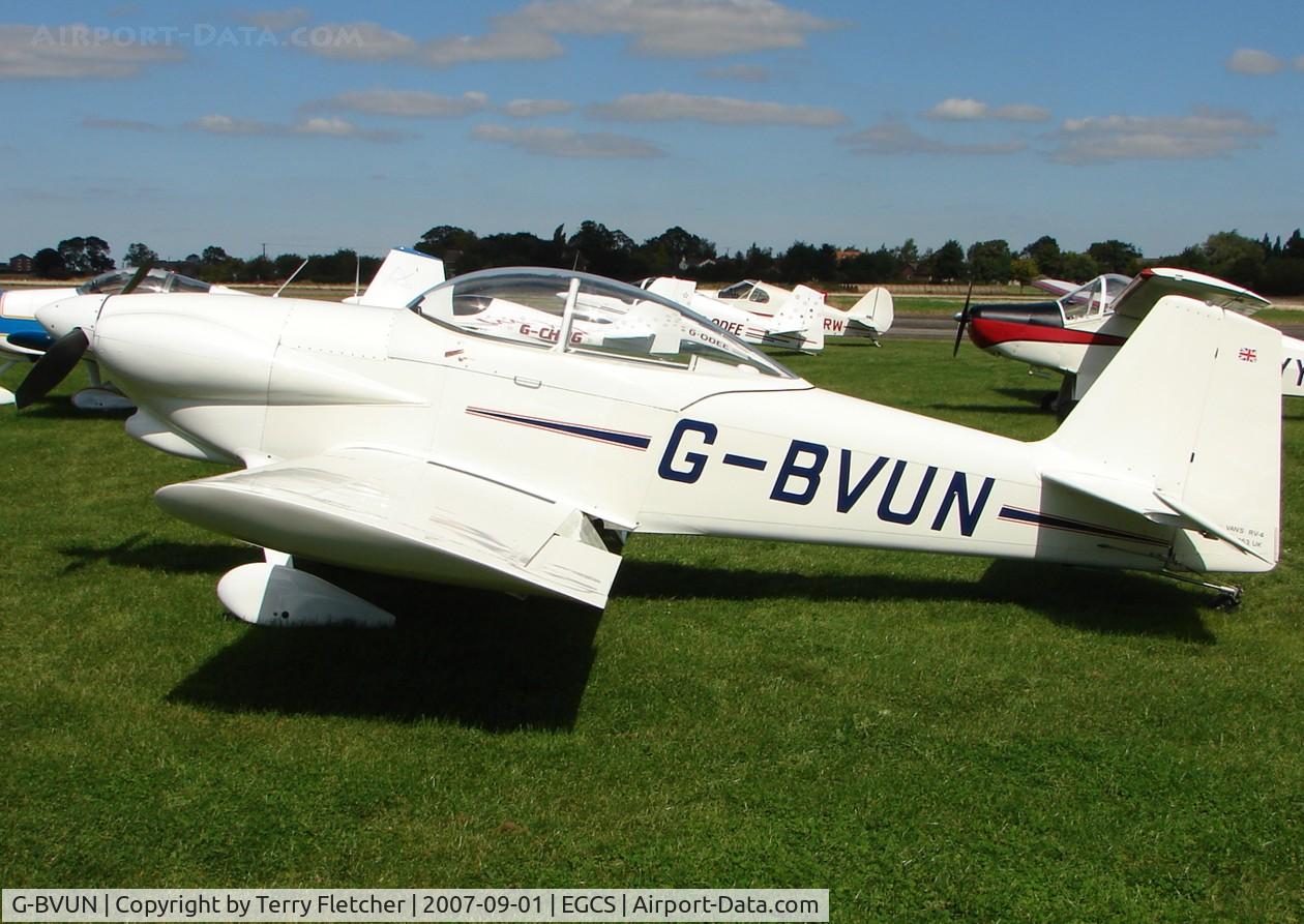 G-BVUN, 1996 Vans RV-4 C/N PFA 181-12488, RV-4