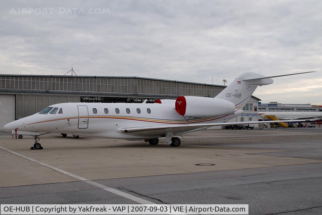 OE-HUB, 2007 Cessna 750 Citation X Citation X C/N 750-0273, Cessna 750 Citation X