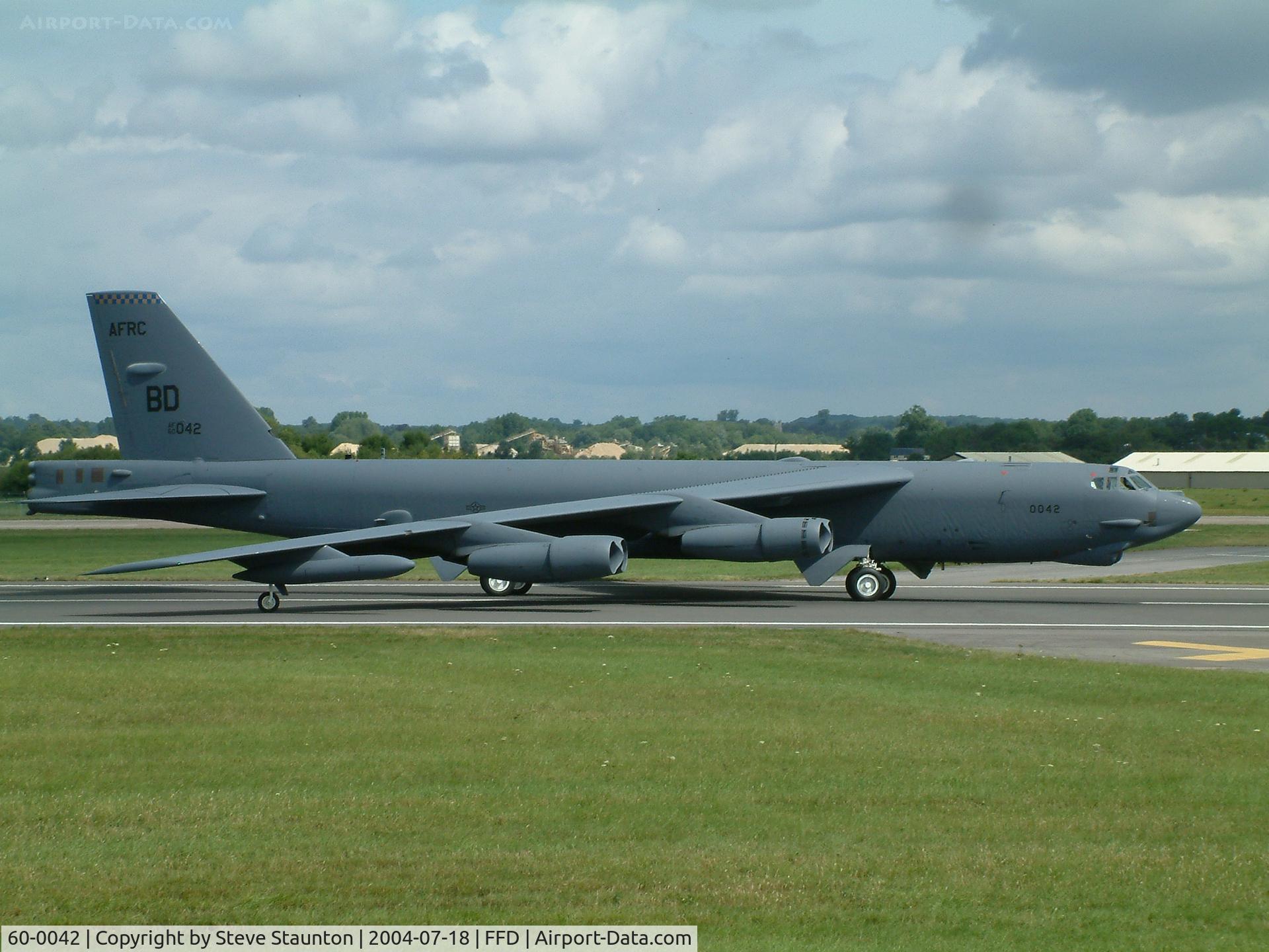 60-0042, 1960 Boeing B-52H Stratofortress C/N 464407, Royal International Air Tattoo 2004
