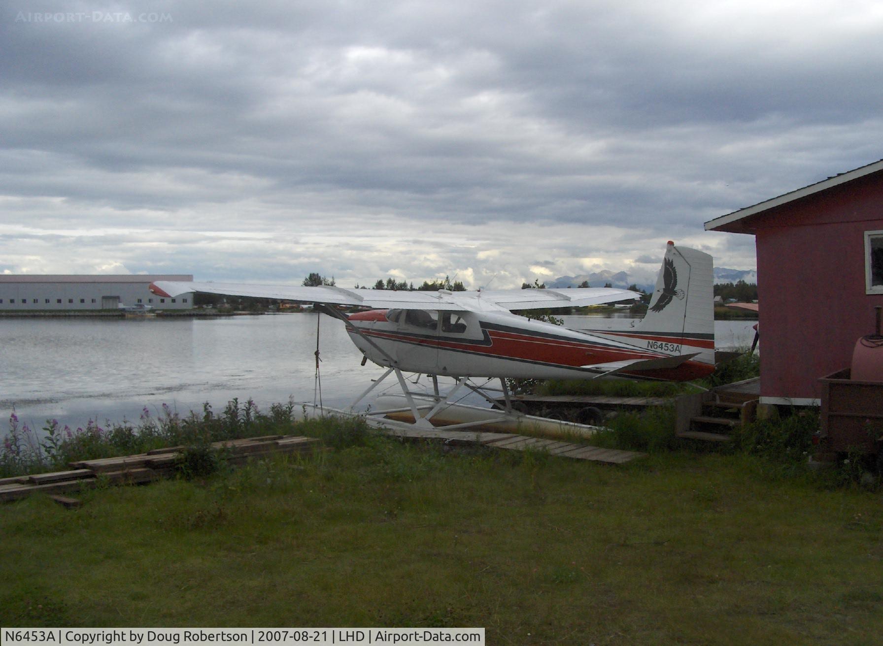 N6453A, 1956 Cessna 182 Skylane C/N 33253, 1956 Cessna 182, Continental O-470-S 230 Hp, Eagle tail art