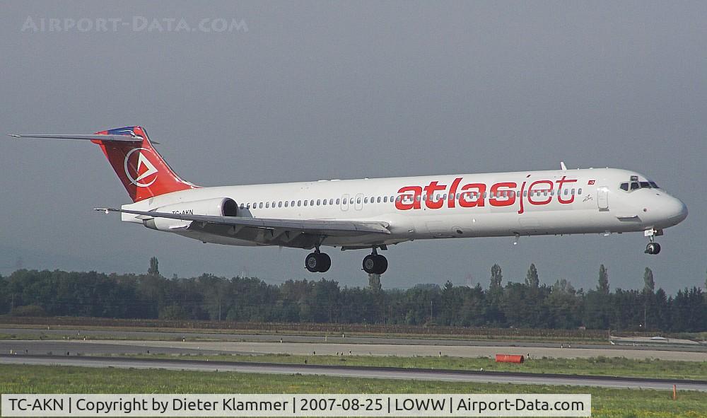 TC-AKN, McDonnell Douglas MD-83 (DC-9-83) C/N 53186, ATLASJET  MD 83