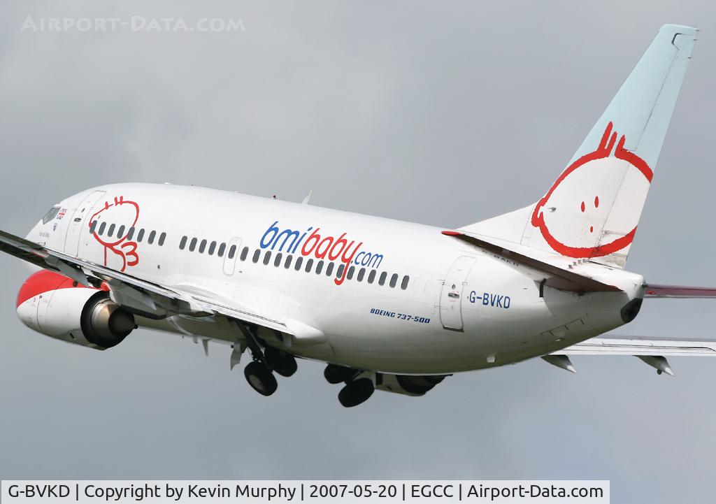G-BVKD, 1992 Boeing 737-59D C/N 26421, Close in on BMI Baby