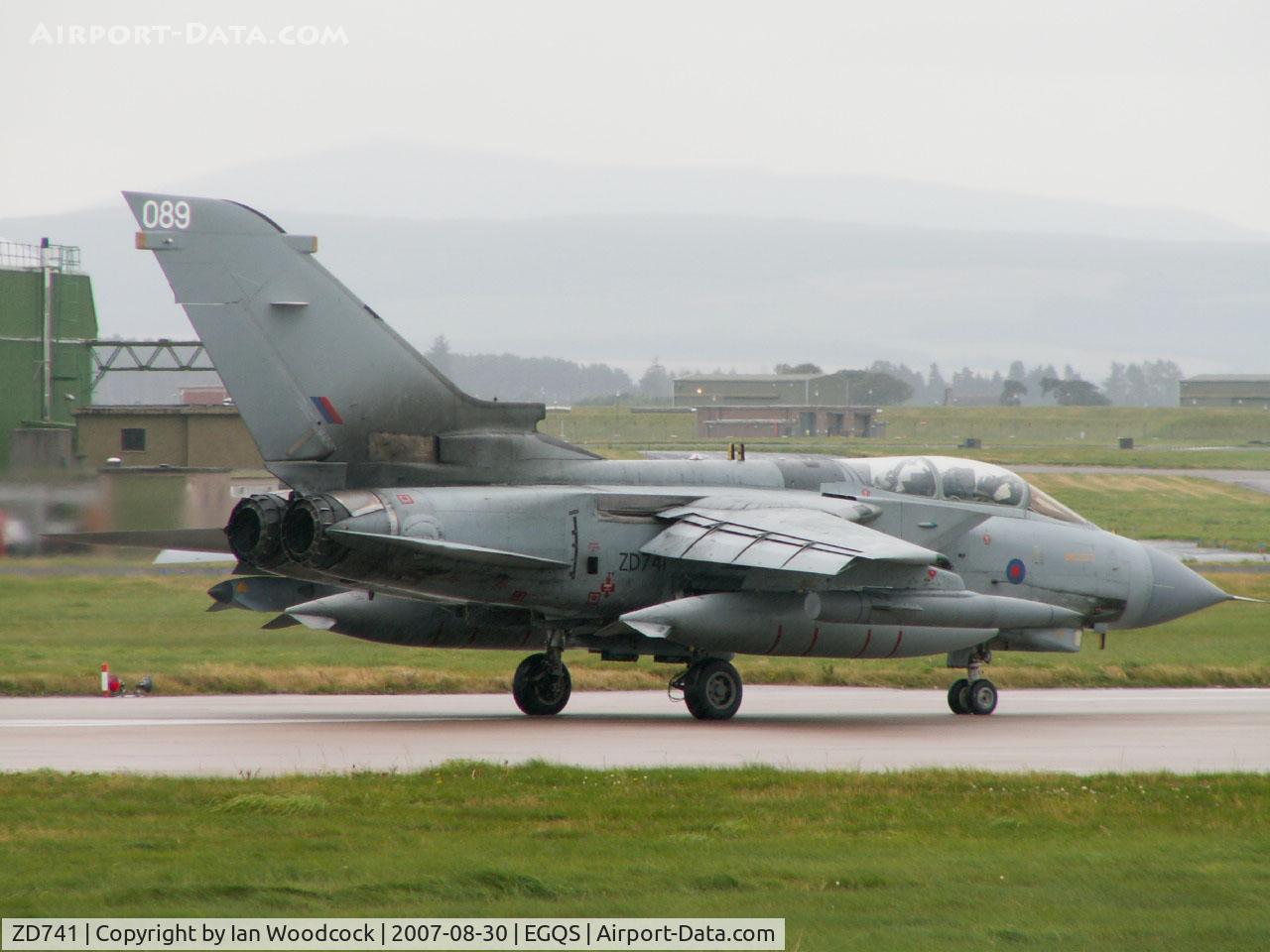 ZD741, 1984 Panavia Tornado GR.4 C/N 361/BT040/3167, BAe Panavia Tornado GR.4T/Royal Air Force/RAF Lossiemouth