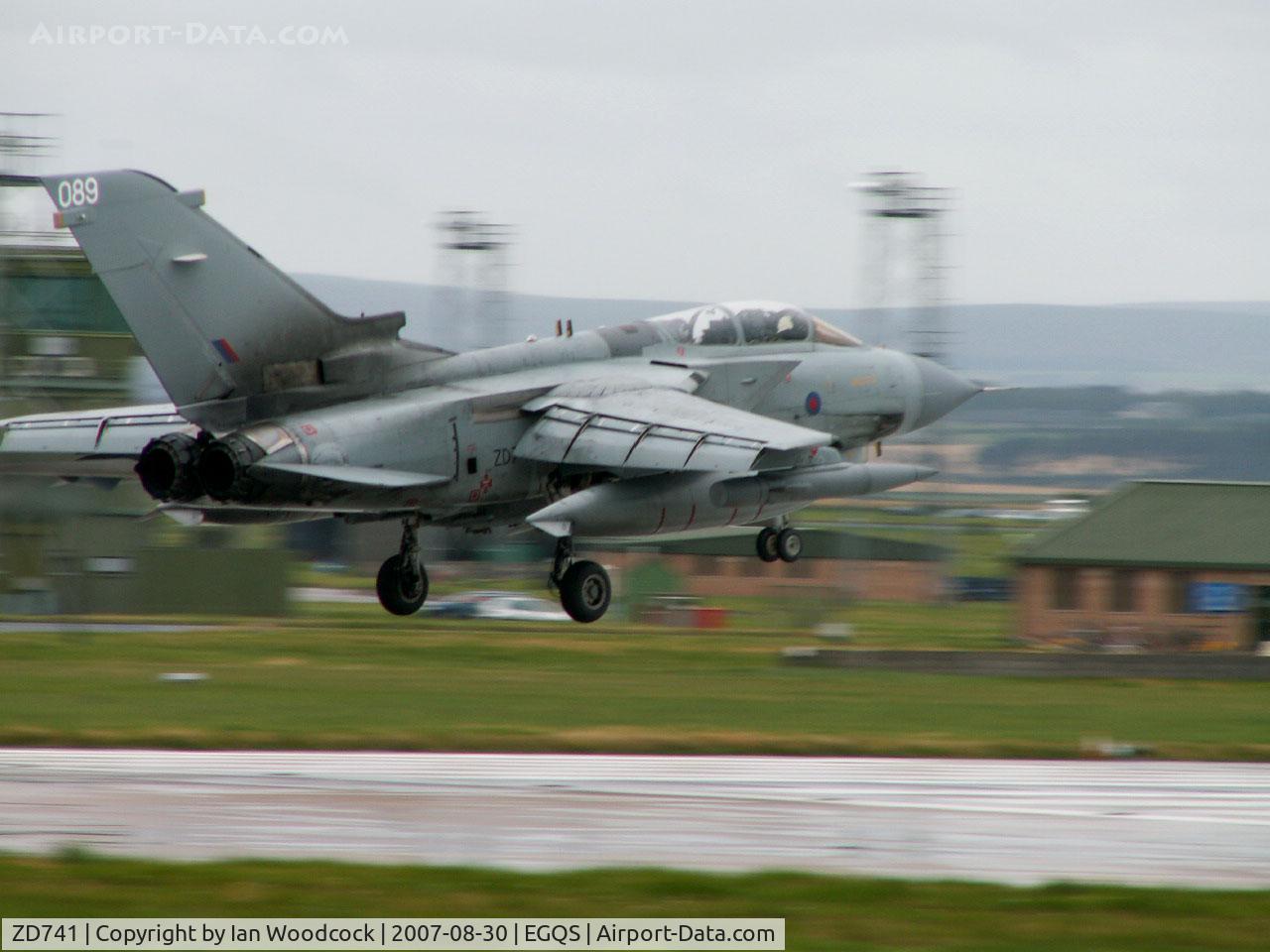 ZD741, 1984 Panavia Tornado GR.4 C/N 361/BT040/3167, BAe Panavia Tornado GR.4T/Royal Air Force/RAF Lossiemouth