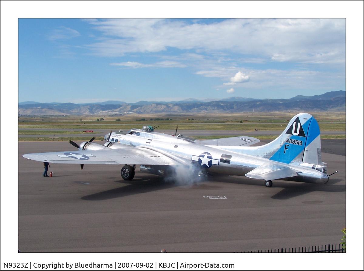 N9323Z, 1944 Boeing B-17G-85-DL Flying Fortress C/N 32155, Sentimental Journey Engine Start