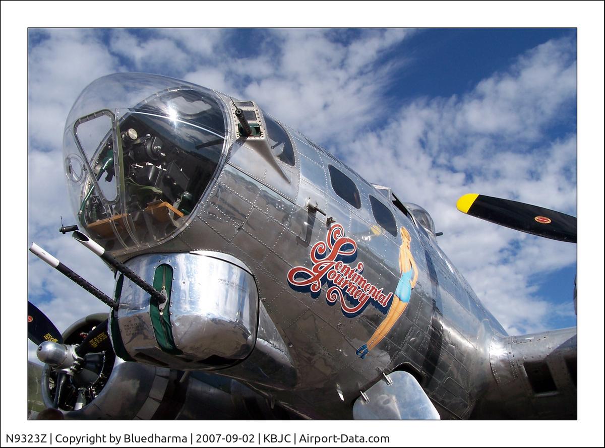 N9323Z, 1944 Boeing B-17G-85-DL Flying Fortress C/N 32155, Sentimental Journey Parked.
