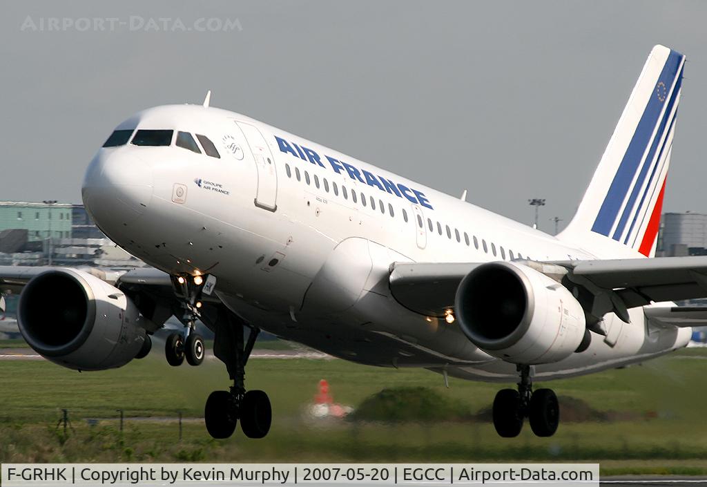 F-GRHK, 2000 Airbus A319-111 C/N 1190, AF Airbus