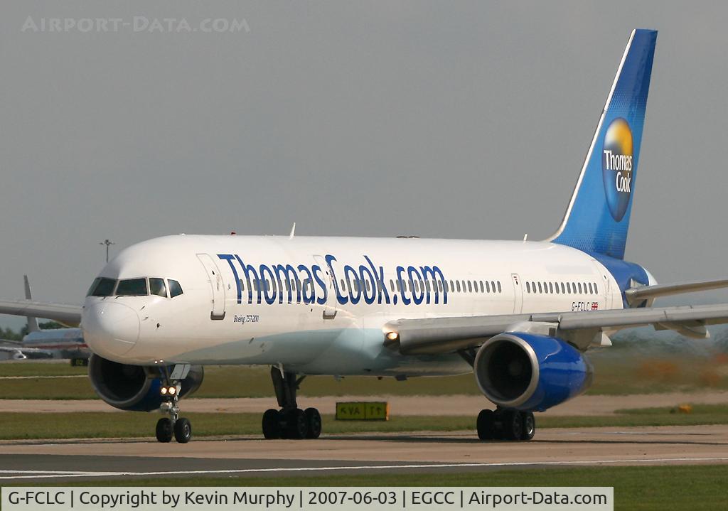 G-FCLC, 1997 Boeing 757-28A C/N 28166, TCX 757 at the threshold