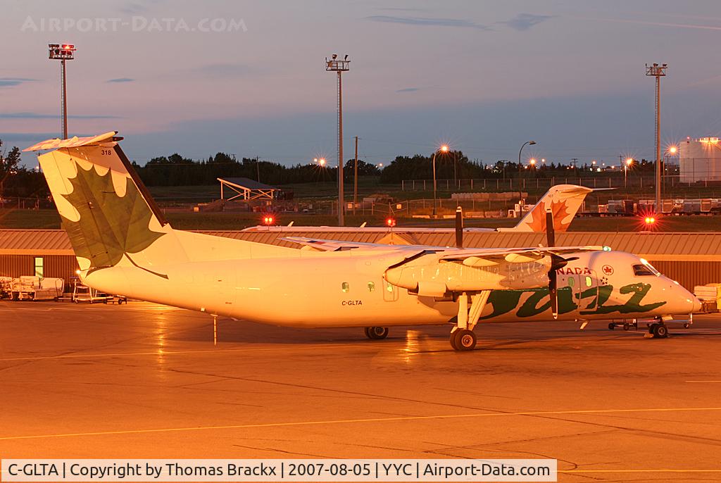C-GLTA, 1989 De Havilland Canada DHC-8-301 Dash 8 C/N 154, Waking up in Calgary