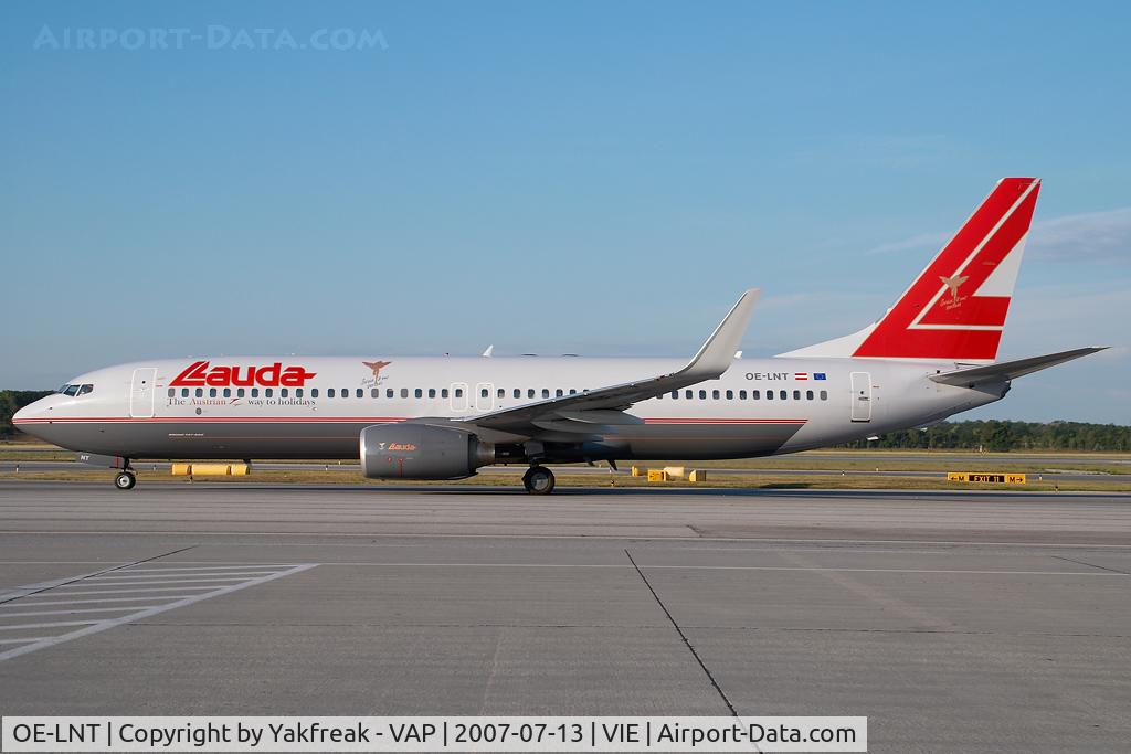 OE-LNT, 2006 Boeing 737-8Z9 C/N 33834, Lauda Air Boeing 737-800