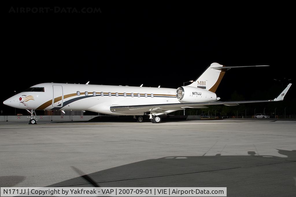 N171JJ, 2006 Bombardier BD-700-1A11 Global Express 5000 C/N 9209, MBI International Globalexpress