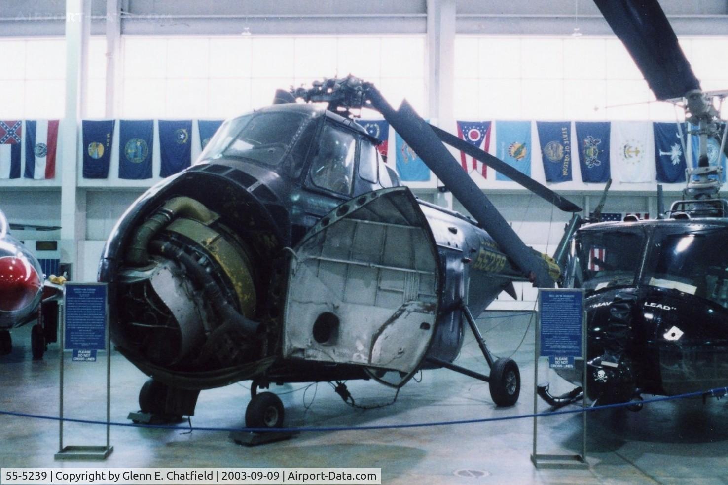 55-5239, 1955 Sikorsky H-19D-SI Chickasaw C/N 55-1021, UH-19D at the Battleship Alabama Memorial