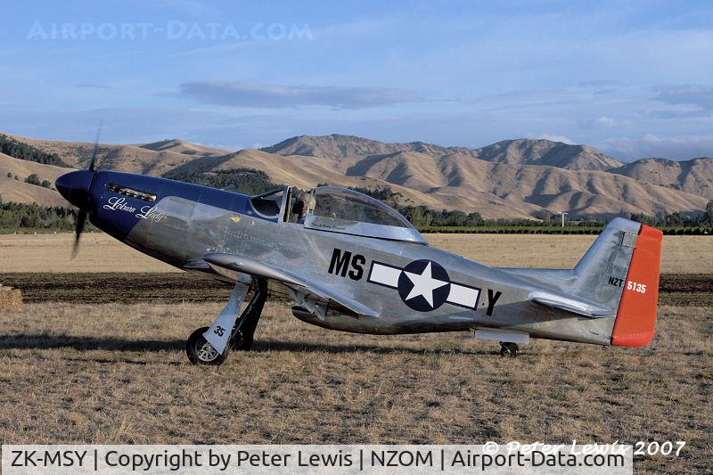ZK-MSY, Titan T-51 Mustang C/N 35, Campbell Aviation, Rangiora