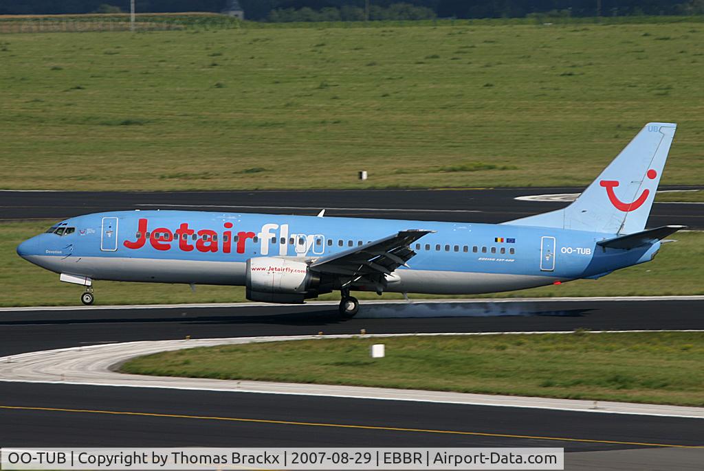 OO-TUB, 1994 Boeing 737-4K5 C/N 27831, Landing RWY 02