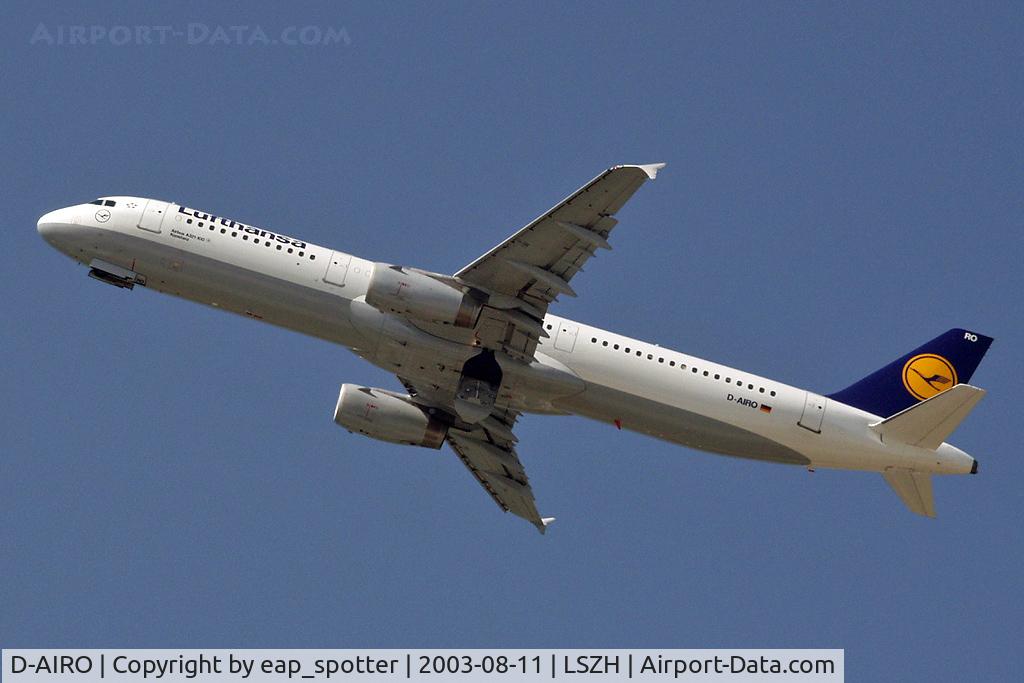 D-AIRO, 1995 Airbus A321-131 C/N 0563, Lufthansa A321 departing to FRA