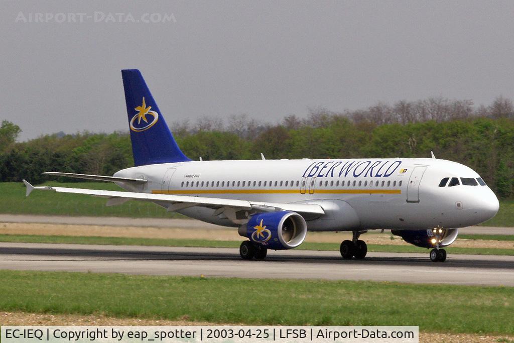 EC-IEQ, 2002 Airbus A320-214 C/N 1767, departing to LPA