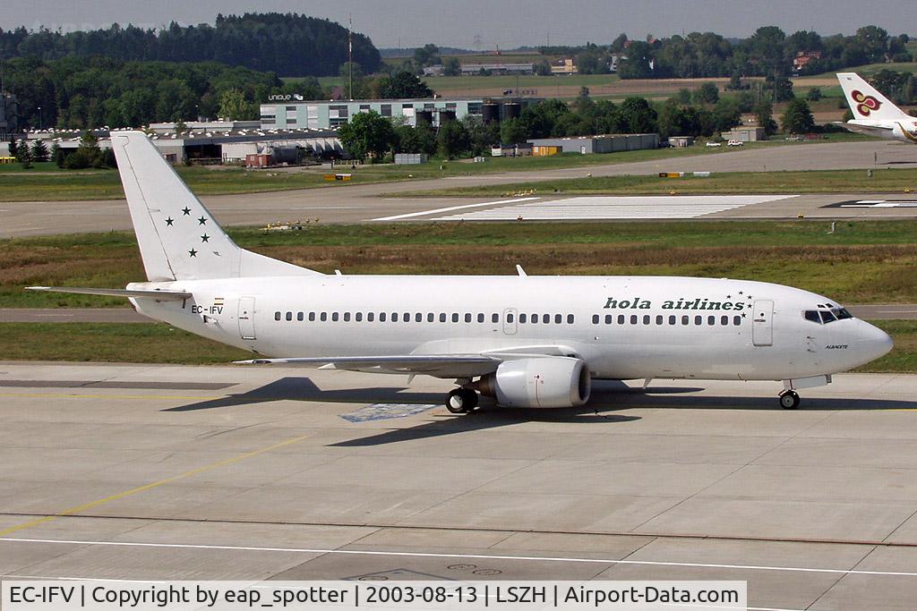 EC-IFV, 1986 Boeing 737-33A C/N 23626, taxi